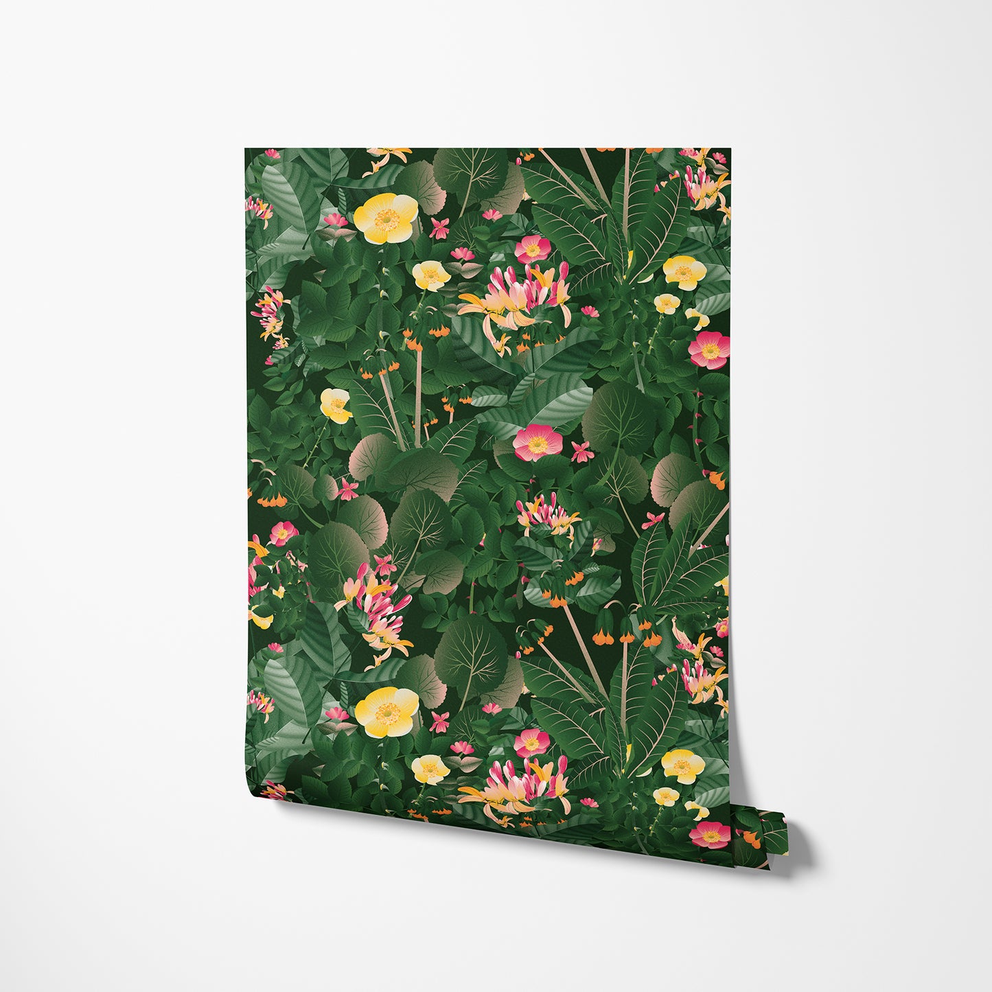 Puck's Forest Green - Night - Wallpaper Panel