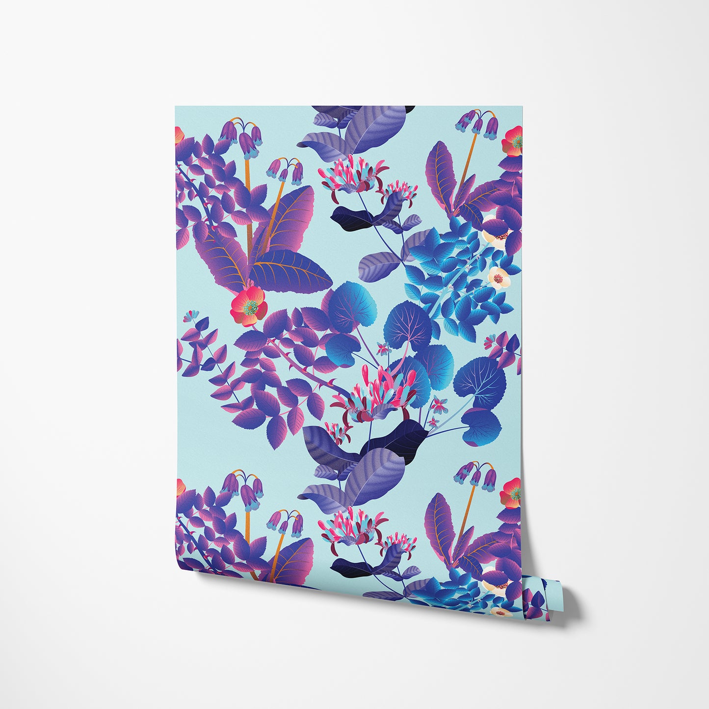 Moonlit Electric Blue - Day - Wallpaper Panel