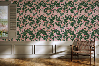 Puck's Forest Green - Day - Wallpaper Panel