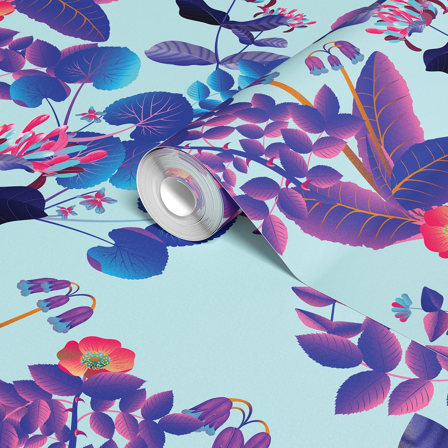 Moonlit Electric Blue - Day - Wallpaper Panel