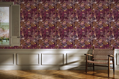 Fairy Fire Orange - Night - Wallpaper Panel