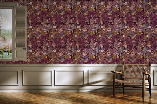 Fairy Fire Orange - Night - Wallpaper Panel